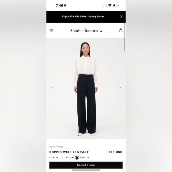 Dippo wide leg another tomorrow - Picture 1 of 8